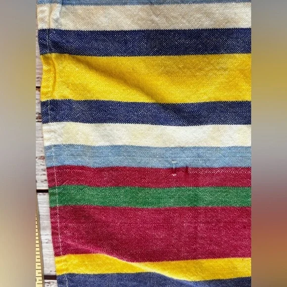 Vintage Tag Textiles Cotton Striped Napkins - Picture 4 of 11